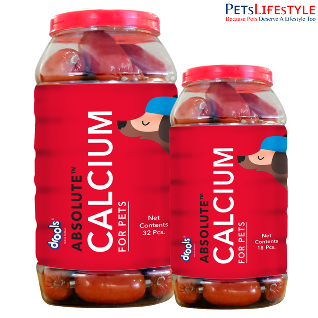 Drools Absolute Calcium Sausage Supplement for Dogs
