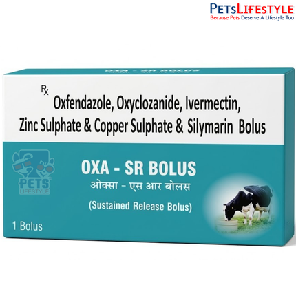OXA-SR Vet Bolus | Broad-Spectrum Dewormer & Liver Support for Livestock