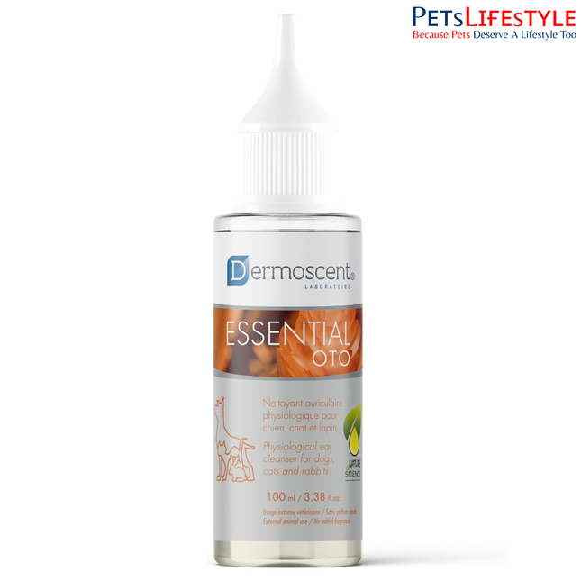 Dermoscent Essential Oto Ear Cleanser for Dogs, Cats & Small Mammals (100 ml)