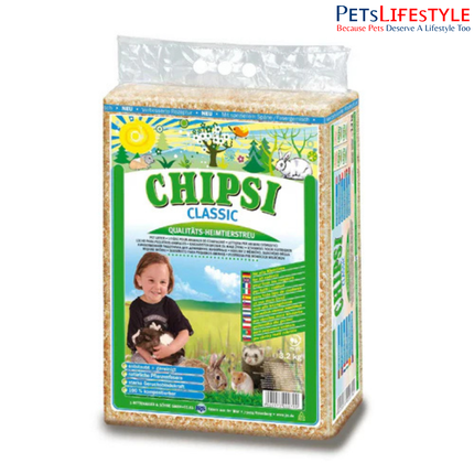 JRS Chipsi Classic Small Animal Bedding – Natural Softwood Pet Bedding