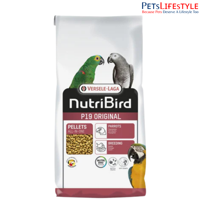 Versele Laga Nutribird Pellets P19 Original Birds Food 10 Kg
