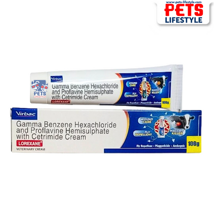 Virbac Lorexane Wound Cream for Dogs and Cats