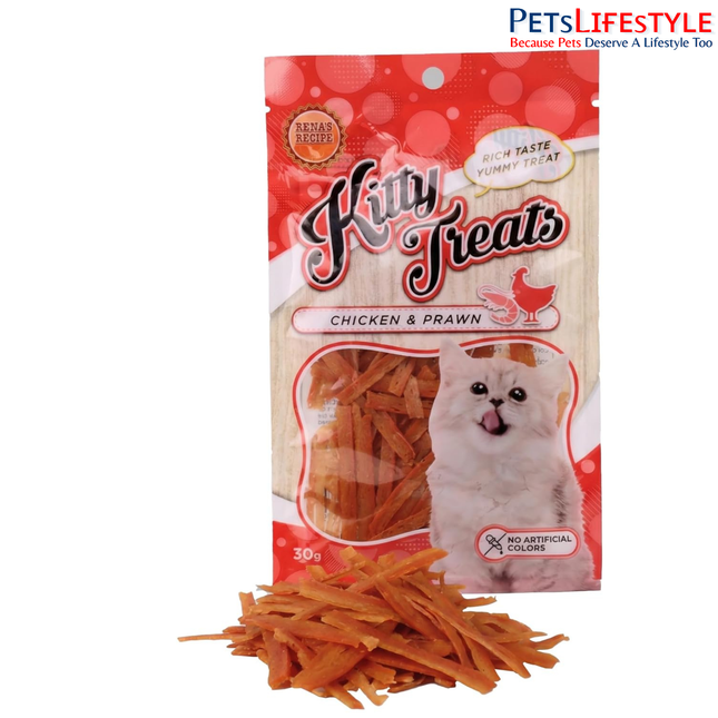 Rena's Kitty Licks Chicken & Prawn Kitten Treats - 30 g