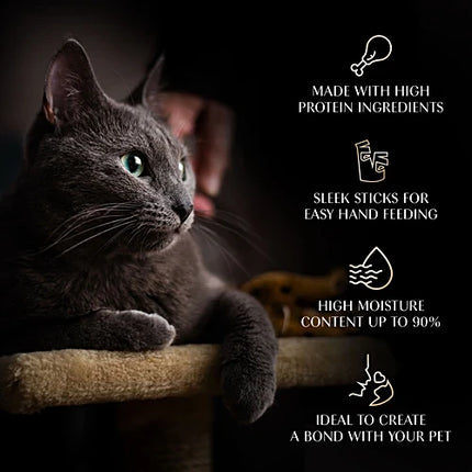 Sheba Melty Sasami Selection Creamy Cat Treat | Chicken & Chicken with Whitefish Flavours | 20 x 12 g (240 g)