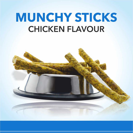 Purepet Munchy Sticks, Chicken Flavour, Dog Treats, 400 g