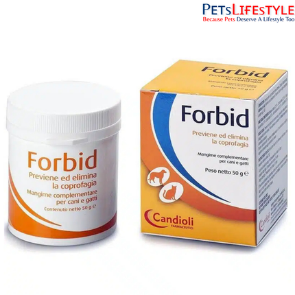 Forbid Coprophagy Control Powder for Dogs & Cats Prevent Stool Eating Habit (50 g)