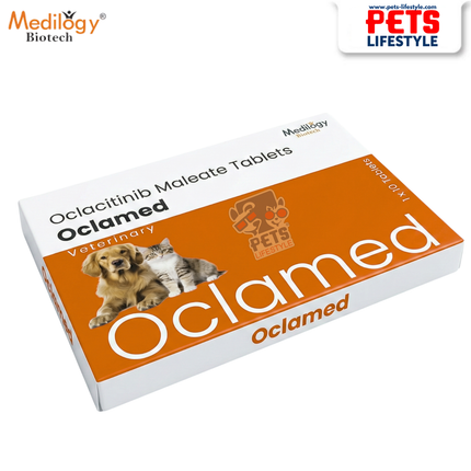 Oclamed 16mg – Oclacitinib Maleate Tablets (10 Tabs) | Fast-Acting Allergy Relief for Dogs