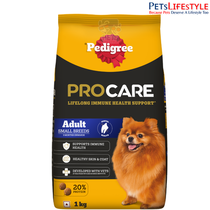 Pedigree PRO Expert Nutrition Adult Small Breed Dogs (9 Months Onwards) Dry Dog Food