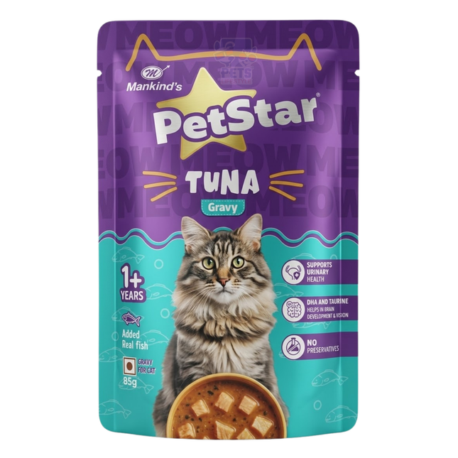 Mankind PetStar Tuna Adult Cat Wet Food – 85g