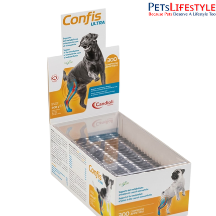 Confis Ultra Joint Support Tablets for Dogs Osteoarthritis, Cartilage Protection & Mobility (300 Tablets)