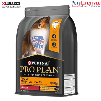 PURINA PRO PLAN Adult Medium Breed Dry Dog Food - Chicken Formula