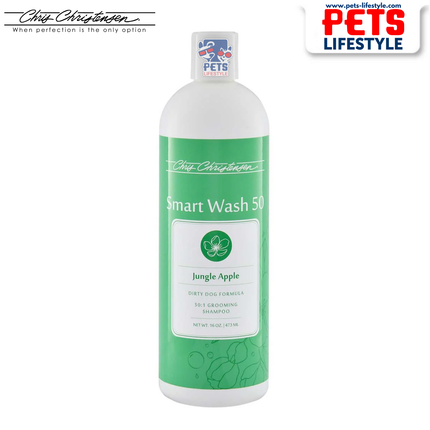 Chris Christensen SmartWash 50 Professional Concentrated Shampoo for Dogs & Cats (50:1 Formula)