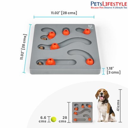 FOFOS Brain Game Treat Puzzle Dog Toy