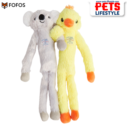 The FOFOS Dog Toy Duck & Koala 2-Pack