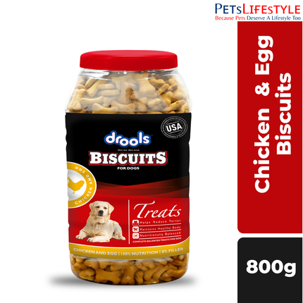 Drools Chicken and Egg Biscuit 800g