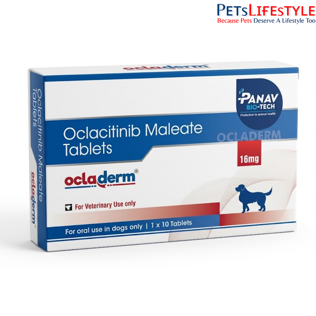 Ocladerm Oclacitinib Maleate 16 mg Tablets for Dogs