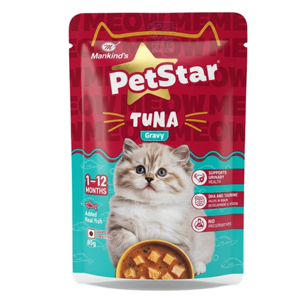 Mankind PetStar Tuna Kitten Wet Cat Food – 85g