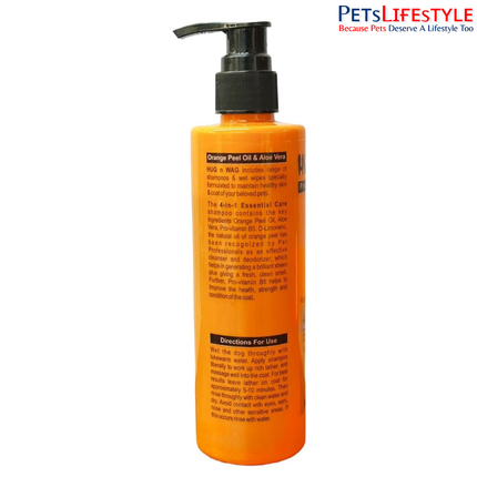 TTK Hug n Wag Professional 4-in-1 Essential Care Shampoo for Dogs & Puppies – 500 ml