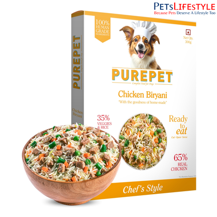 PurePet Chicken Biryani Fresh Dog Food 300g
