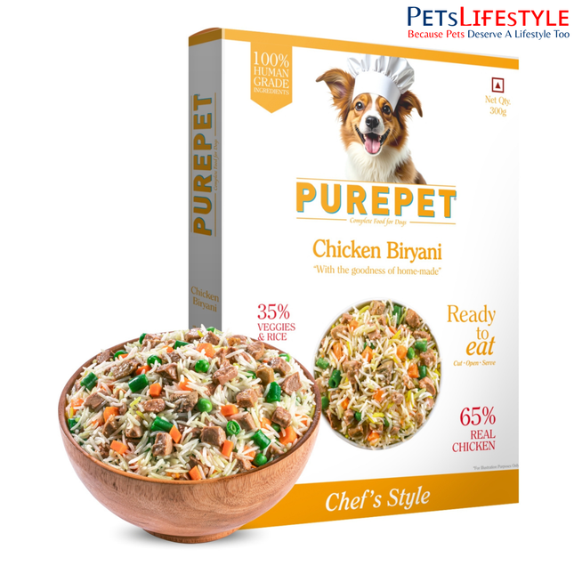 PurePet Chicken Biryani Fresh Dog Food 300g