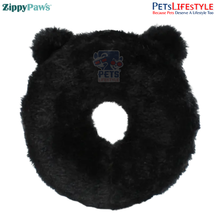 ZippyPaws Donutz Buddies Panda Stuffing-Free Plush Squeaky Dog Toy