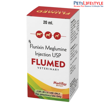 Flumed Injection | Flunixin Meglumine 50 mg Injection (Vet) 20ml