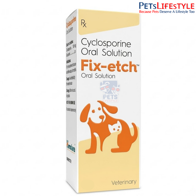 Vvaan Fix-Etch Cyclosporine Oral Solution for Dogs
