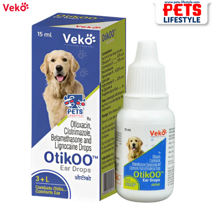 Veko Otikoo Ear Drop Ofloxacin, Clotrimazole, Betamethasone & Lignocaine