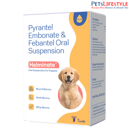 Tineta Helminate Puppy Deworming Syrup for Dogs 20ml