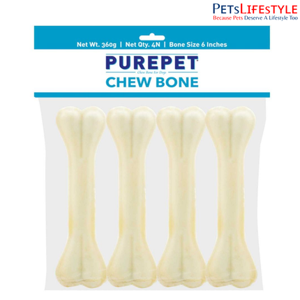 Purepet Chew Bone 6 Inch For Dogs