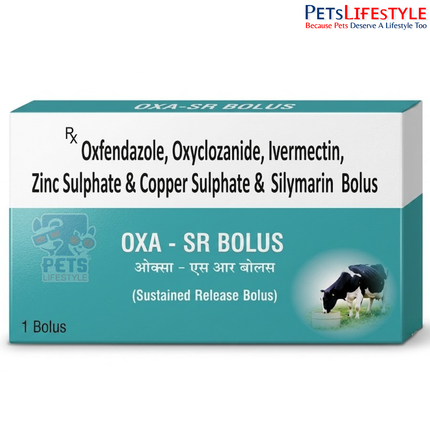 OXA-SR Vet Bolus | Broad-Spectrum Dewormer & Liver Support for Livestock