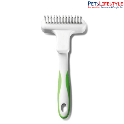 Andis Flexible Rake Comb for Dogs – Lime Green