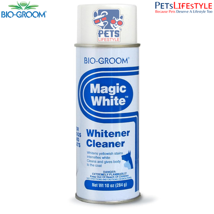 Bio-Groom Magic White Dry Dog Shampoo Whitening Spray (284 ml)