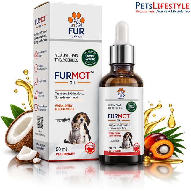 FURMCT™ Oil for Dogs & Cats – Advanced MCT Brain, Recovery & Cognitive Support Supplement