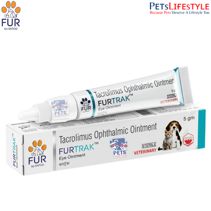 Furtrak Eye Ointment for Dogs & Cats – Tacrolimus Ophthalmic Ointment Exp 06/2026