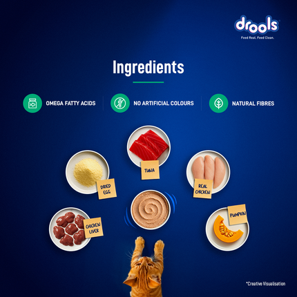 Drools Tuna Mousse Kitten 80g (5+1 Pack)