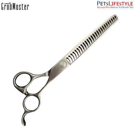 GrooMaster 8” Chunker Shears – Professional Texture & Blending Control Grooming Scissors