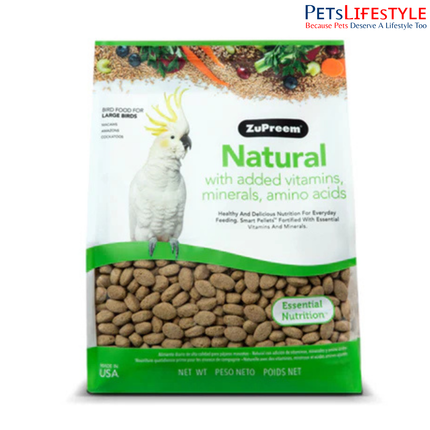 ZuPreem Natural Avian Pellet Diet Large Bird Food 1.36 Kg