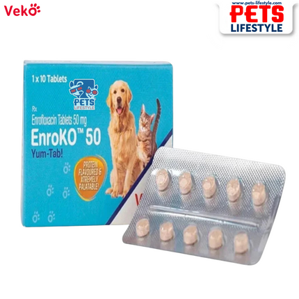 Veko EnroKO 50 mg Enrofloxacin 1 x 10 Tablets