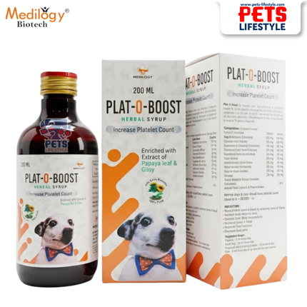 Medilogy Plat-O-Boost Herbal Syrup Platelet Support