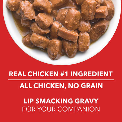 Drools Puppy Wet Dog Food, Real Chicken and Chicken Liver Chunks in Gravy,10 Pouches + 2 Pouches Free (12 x 60g )