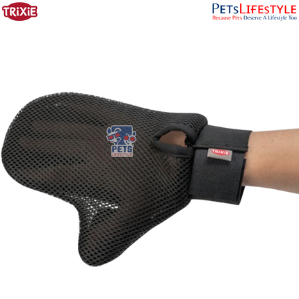 Trixie Fur Care Massage Glove 18×24 cm – Hair Removal, Massage, Coat Care for Dogs and Cats