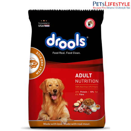 Drools Adult Nutrition – Meat & Rice Adult Dog Food