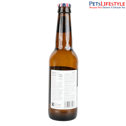 Woof & Brew Bottom Sniffer Beer for Dogs – Non-Alcoholic Herbal Dog Beverage (330ml)