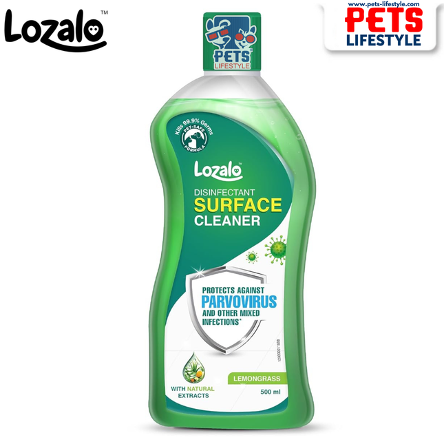 Lozalo Disinfectant Floor Cleaner – 2 x 500 ml | Neem, Tulsi, Turmeric, Aloe Vera & Lemongrass