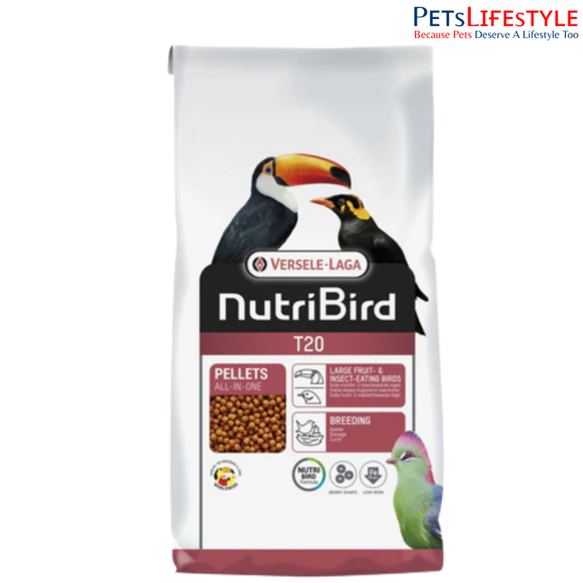 Versele Laga NutriBird Pellets T20 Original Birds Food 10 Kg