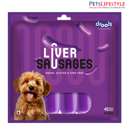 Drools Liver Sausages Dog Treat 450g
