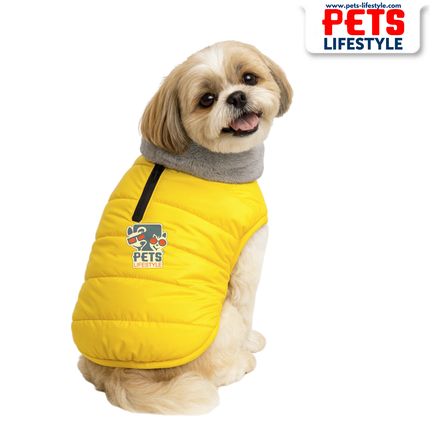 PᴇᴛsLɪғᴇsᴛʏʟᴇ Luxe Fur Jacket for Dogs – Premium Winter Wear (Available in 7 Colors)