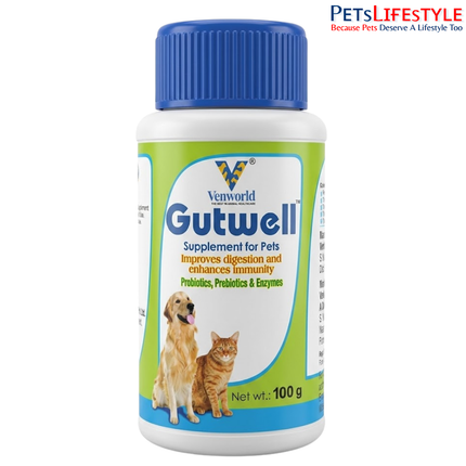Venworld Gutwell Supplement For Pets Pet Health Supplements 110g