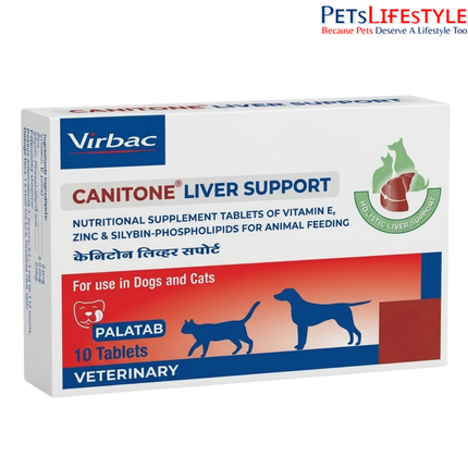Virbac Canitone Liver Support for Dogs and Cats (10 Tablets)